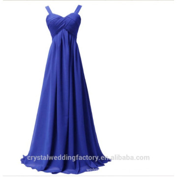 Wholesale Cheap Long Prom Dresses 2016 Cap Sleeve Chiffon Evening Dress with Pleats Women Prom Dresses LBL66